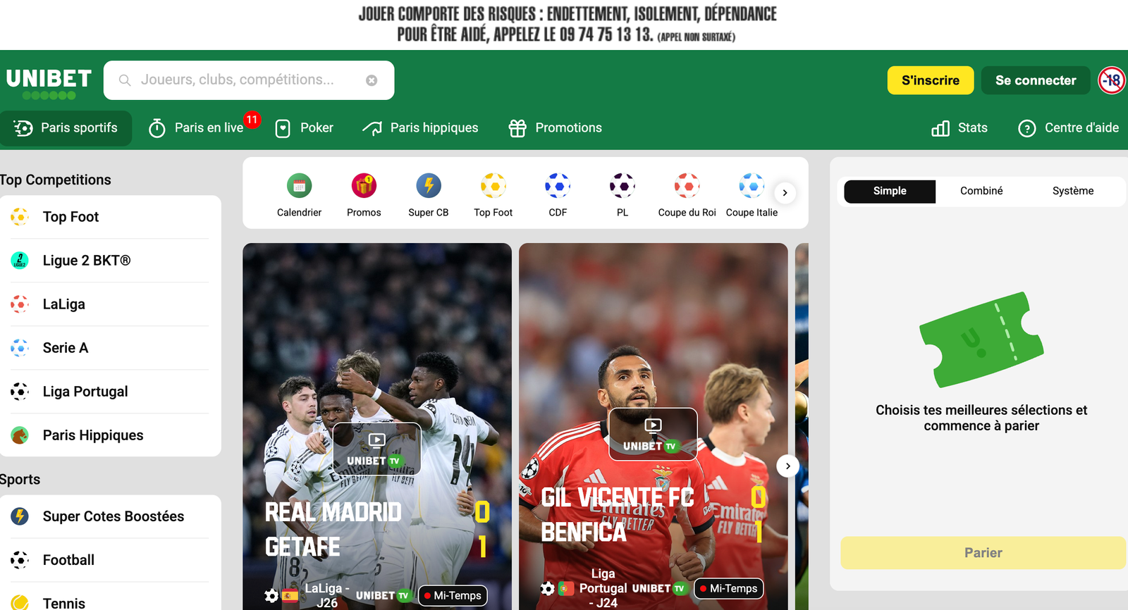 Unibet meilleur casino en ligne